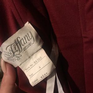 Tiffany Designs Dresses - Maroon mermaid style prom dress Tiffany Designs Dresses - Maroon mermaid style prom dress